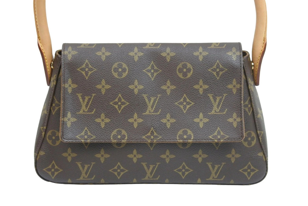 Louis Vuitton Handbag Shoulder Bag Monogram Looping Brown